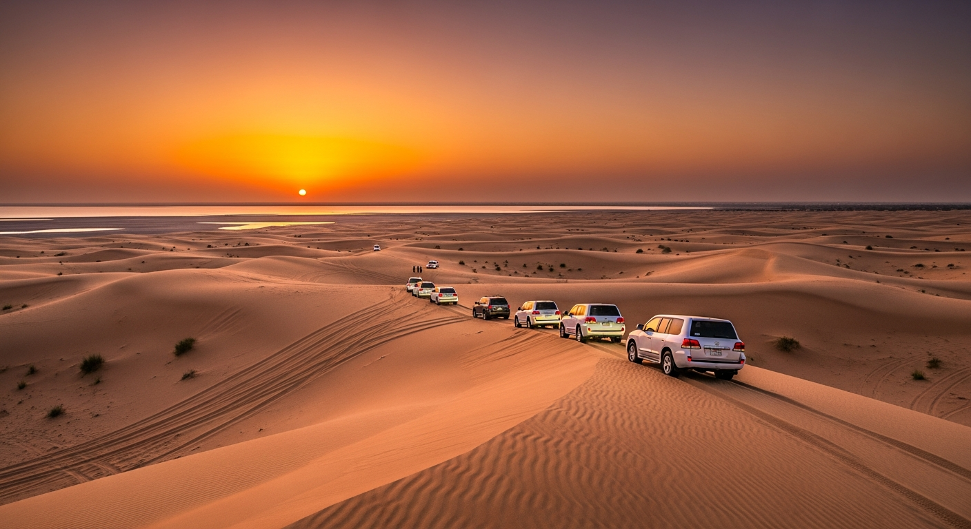 Qatar Desert Safari: Dune Bashing & Camel Rides